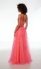 Alyce Glitter-Tulle Long Prom Ball Gown 61514 sold by PromGirl