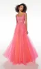 Alyce Glitter-Tulle Long Prom Ball Gown 61514 sold by PromGirl