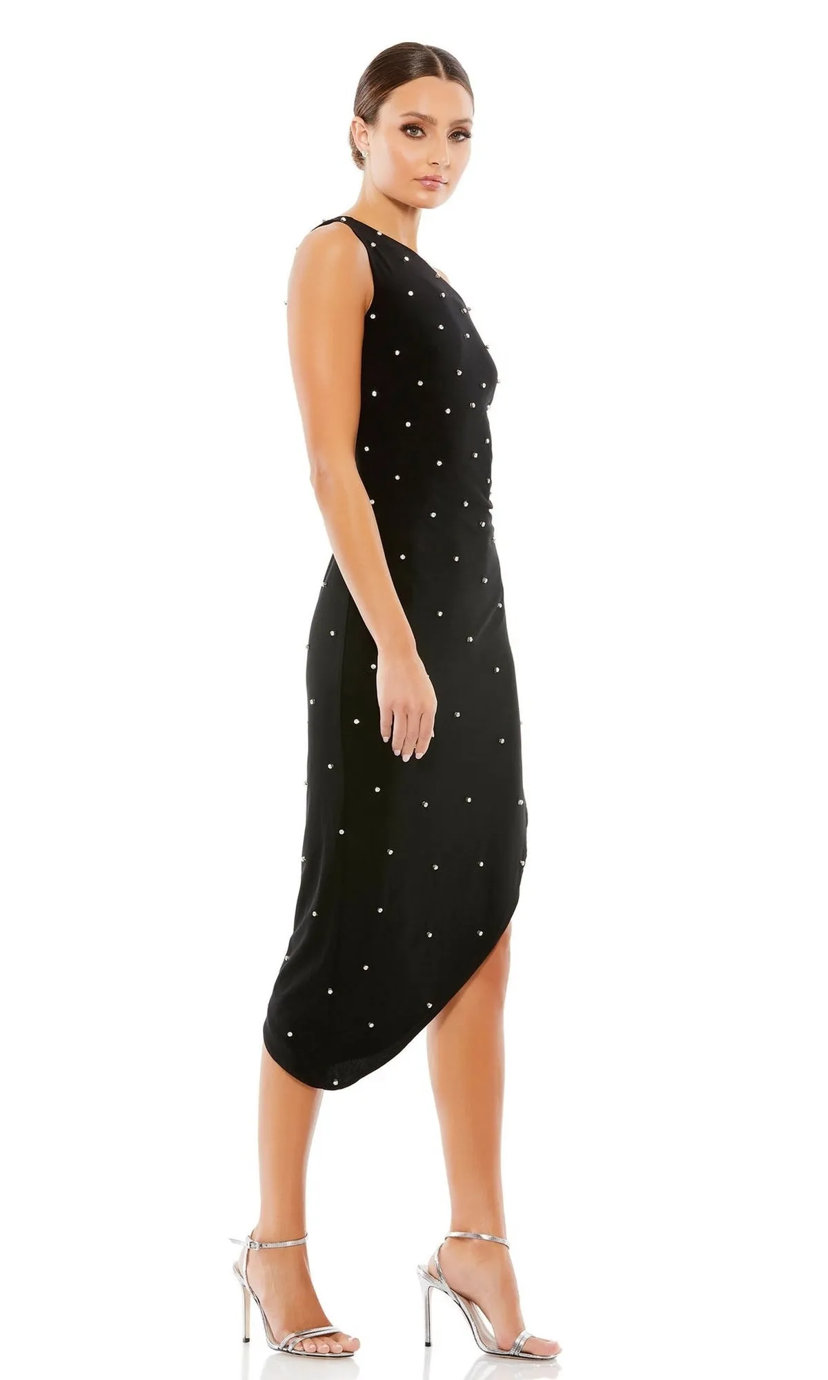 Short Wedding Guest Dress 55646 by Mac Duggal sold by PromGirl product image thumbnail 3