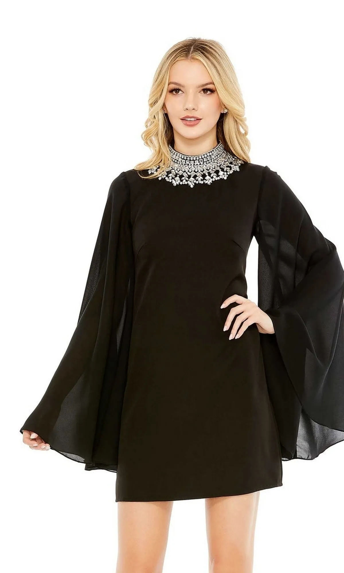 Short Homecoming Dress 49607 by Mac Duggal sold by PromGirl