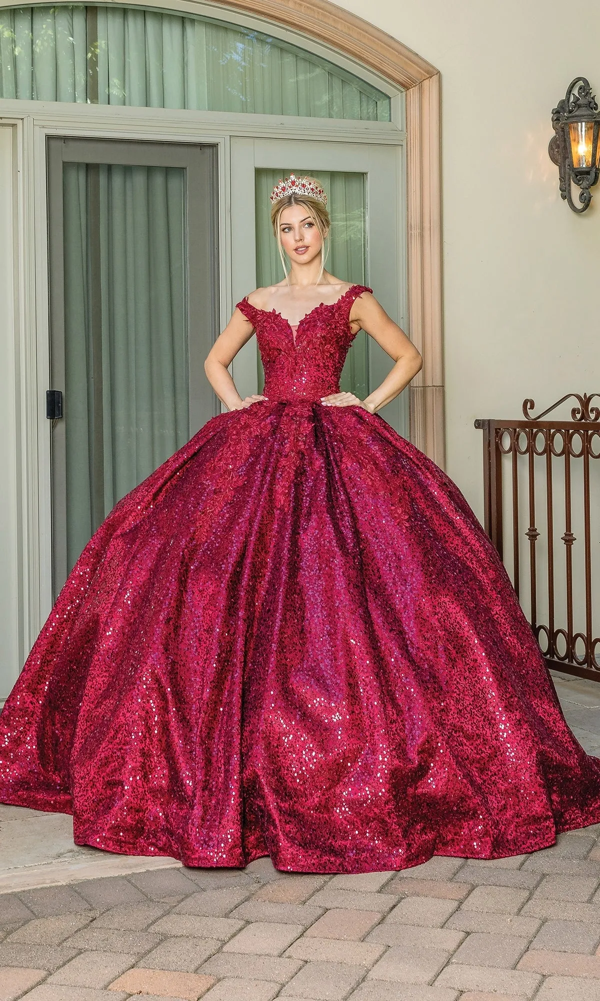 Quinceanera Dress 1624 By Dancing Queen sold by PromGirl product image thumbnail 3