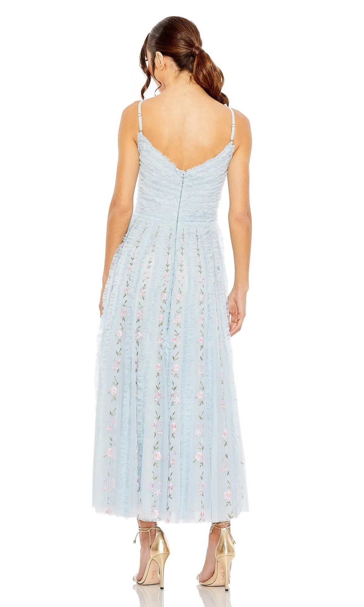 Midi Wedding Guest Dress 8027 by Mac Duggal sold by PromGirl product image thumbnail 2