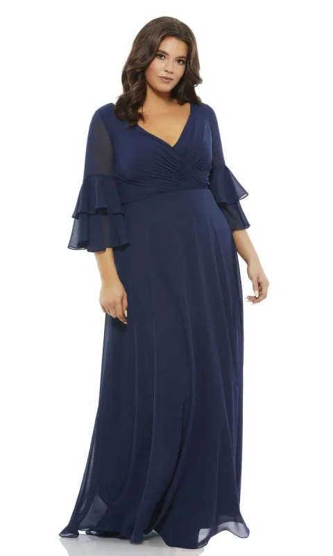 Long Plus-Size Prom Dress 67913 by Mac Duggal sold by PromGirl