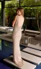 Primavera Deep V-Back Long Beaded Prom Dress 12102 sold by PromGirl