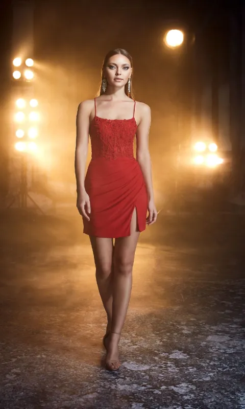 Short Homecoming Dress 804 by Aerie Couture sold by PromGirl