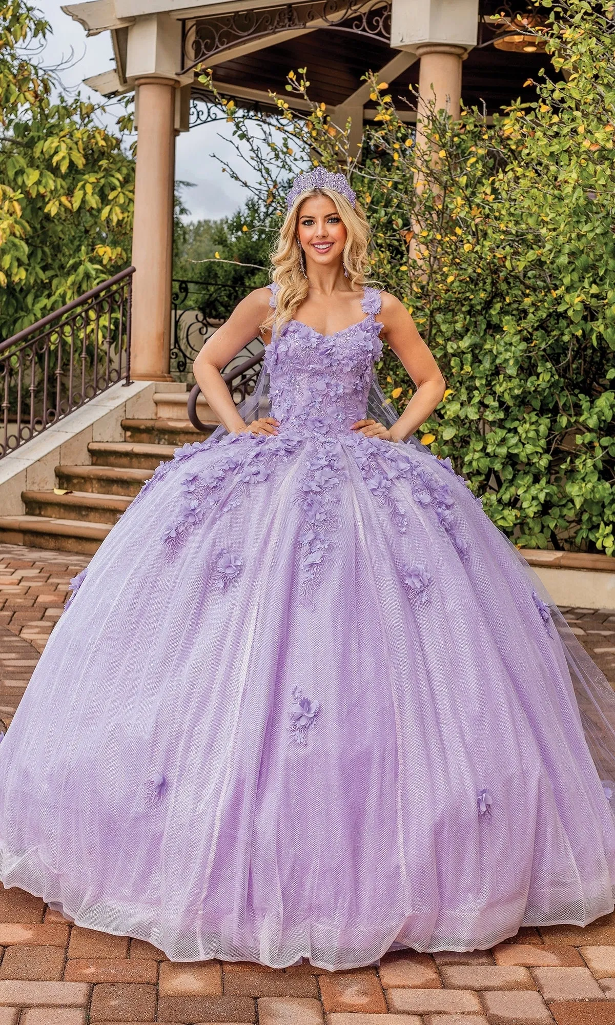 Quinceanera Dress 1707 By Dancing Queen sold by PromGirl product image thumbnail 4