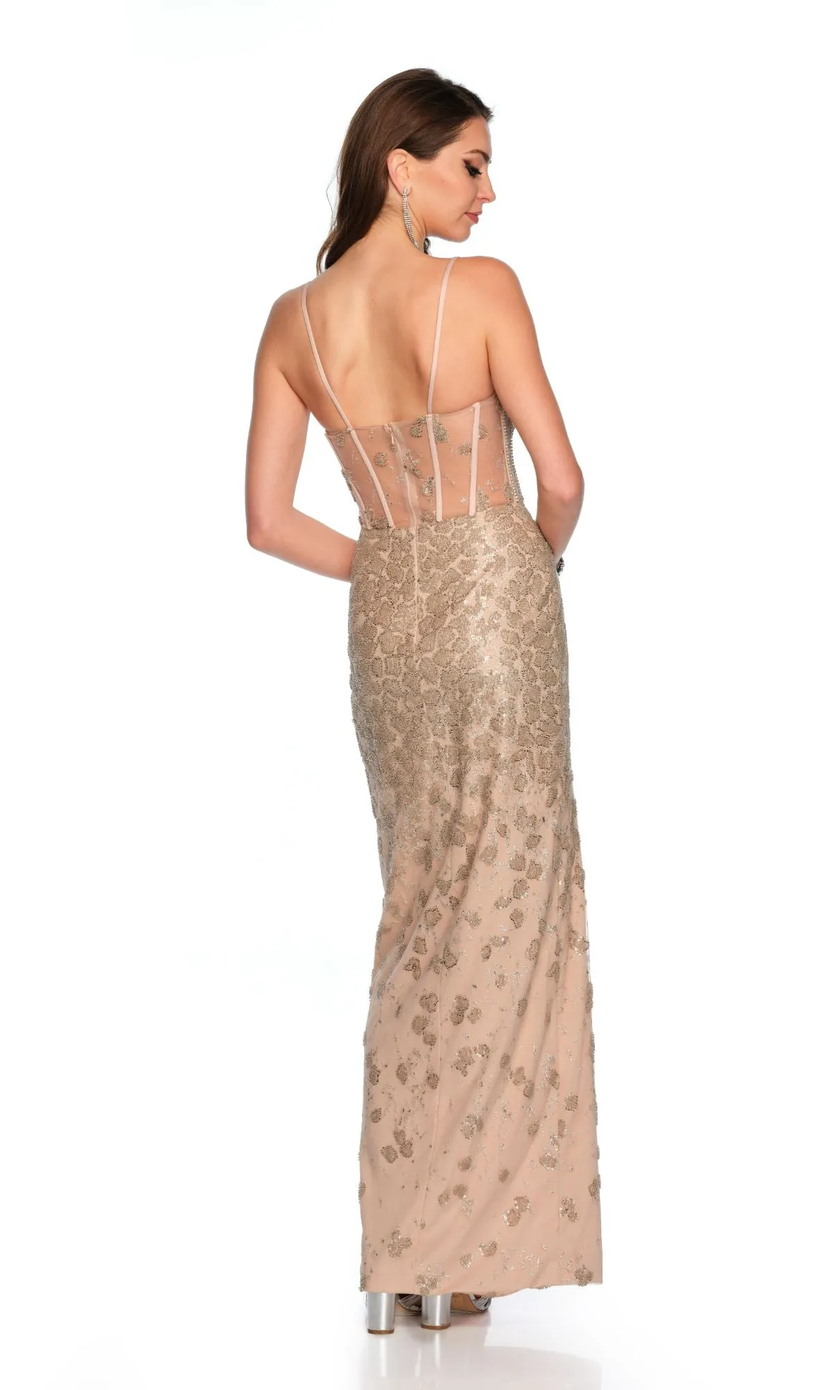 Long Formal Dress 11496 by Dave and Johnny sold by PromGirl product image thumbnail 2