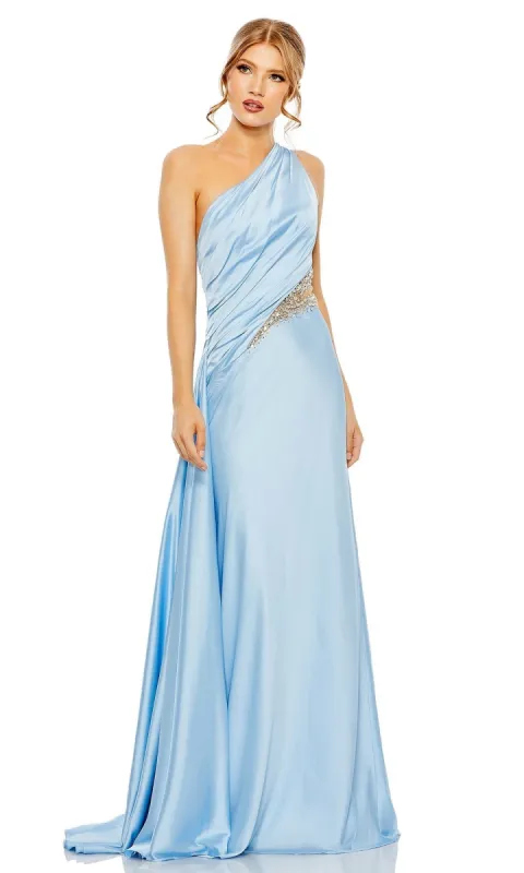 Cut-Out One-Shoulder Formal Dress: Mac Duggal 2210 sold by PromGirl