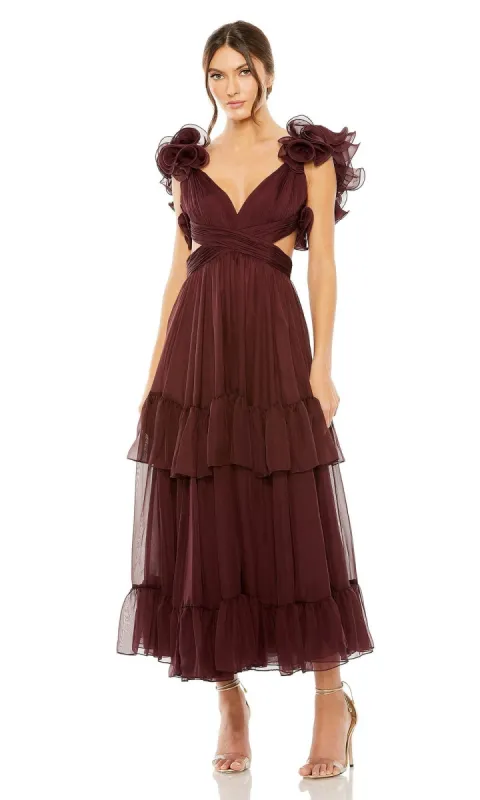 Short Wedding Guest Dress 68643 by Mac Duggal sold by PromGirl