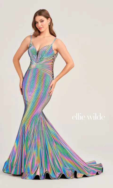 Ellie Wide Mermaid Supernova Prom Dress EW35704 made by PromGirl