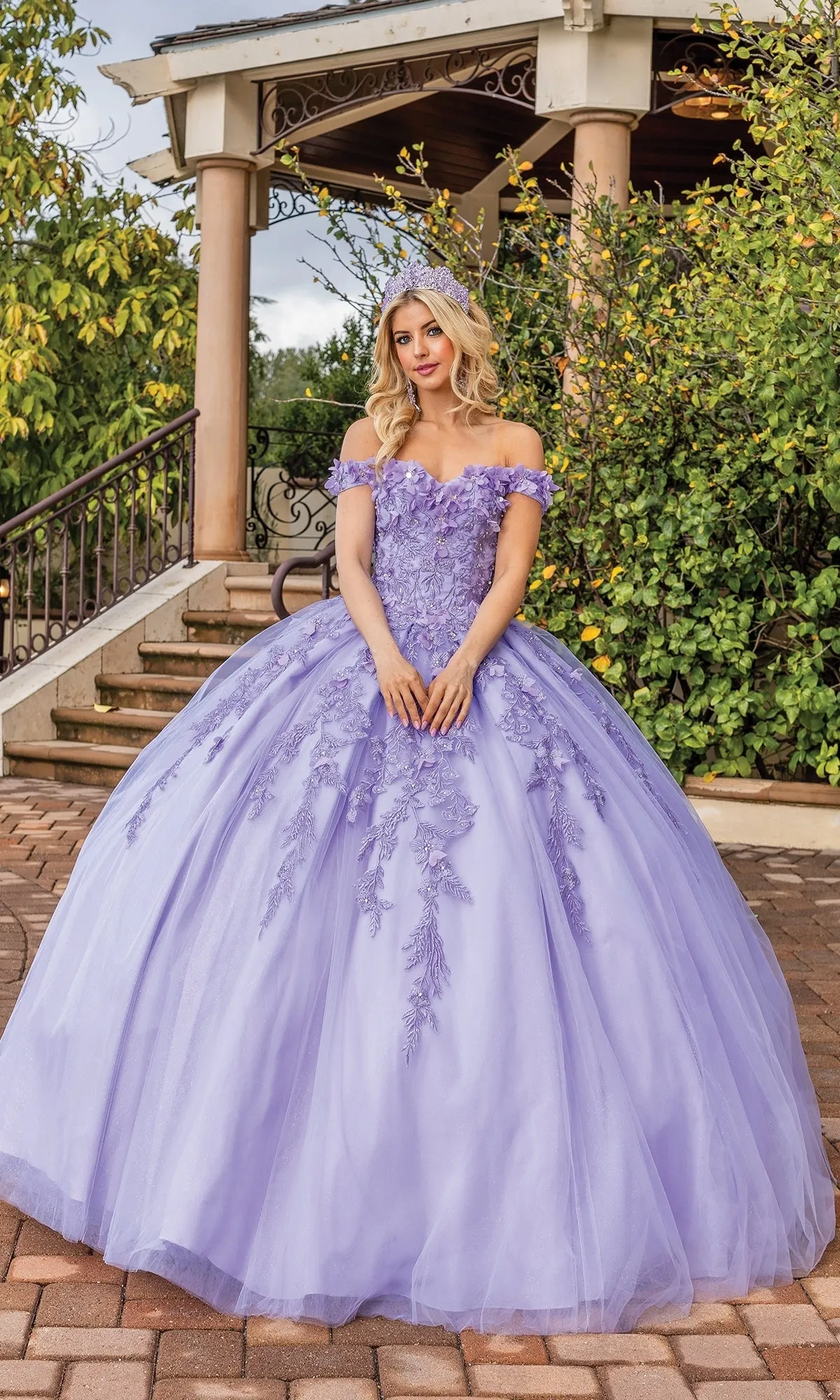 Quinceanera Dress 1620 By Dancing Queen sold by PromGirl product image thumbnail 4