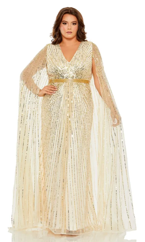 Long Plus-Size Formal Dress 5804 by Mac Duggal sold by PromGirl
