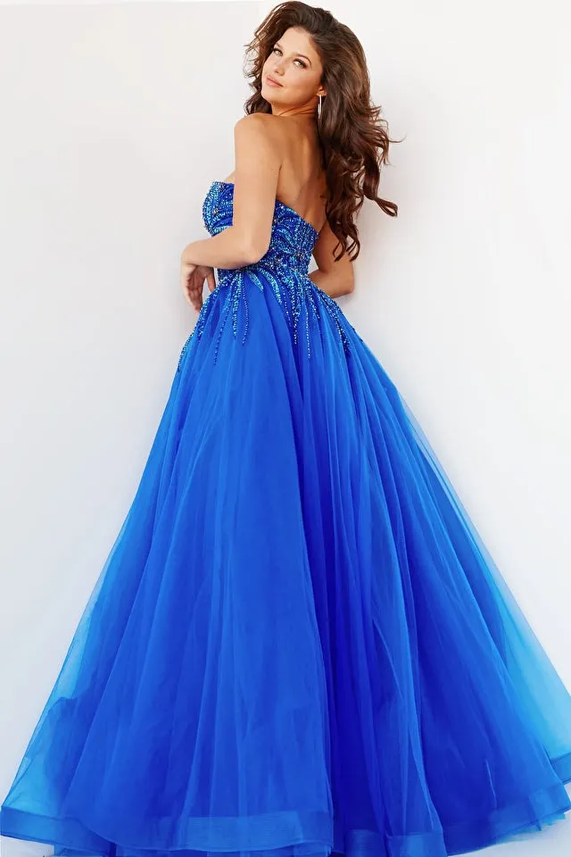 Jovani Strapless Sweetheart Long Prom Gown 07946 sold by PromGirl product image thumbnail 2