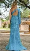 Shoulder-Drape Long Prom Dress: Ava Presley 28578 sold by PromGirl