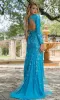 Shoulder-Drape Long Prom Dress: Ava Presley 28578 sold by PromGirl