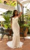 Long Wedding Dress 11132 by Primavera sold by PromGirl