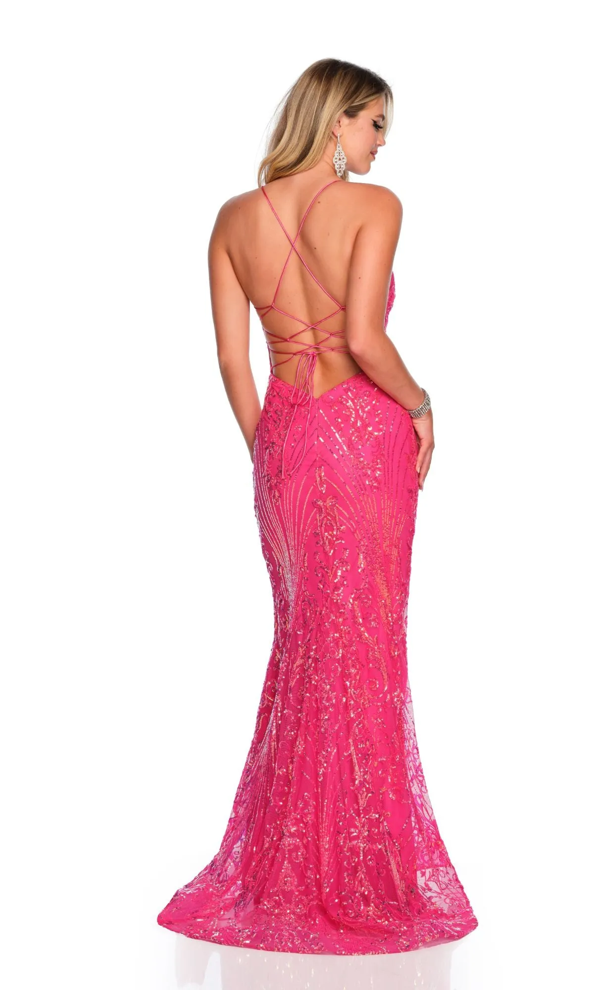 Long Formal Dress 11492 by Dave and Johnny sold by PromGirl product image thumbnail 2