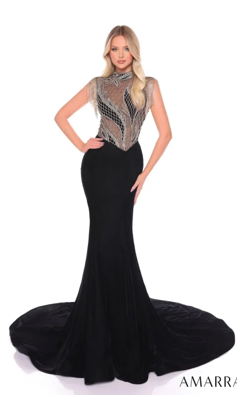 Long Formal Dress 88104 by Amarra sold by PromGirl