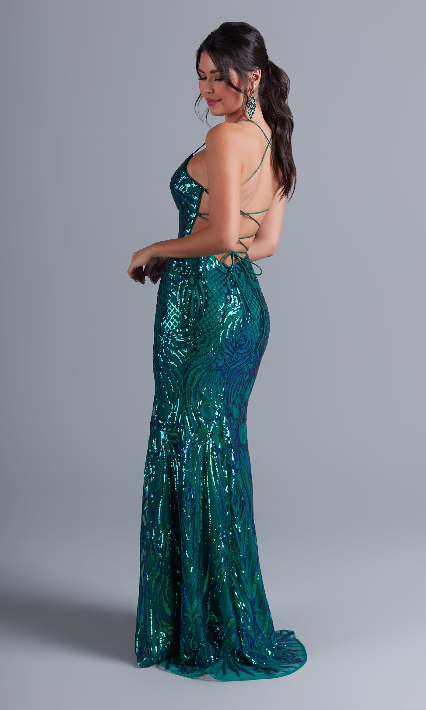Long Emerald Green Prom Dress by PromGirl sold by PromGirl product image thumbnail 2