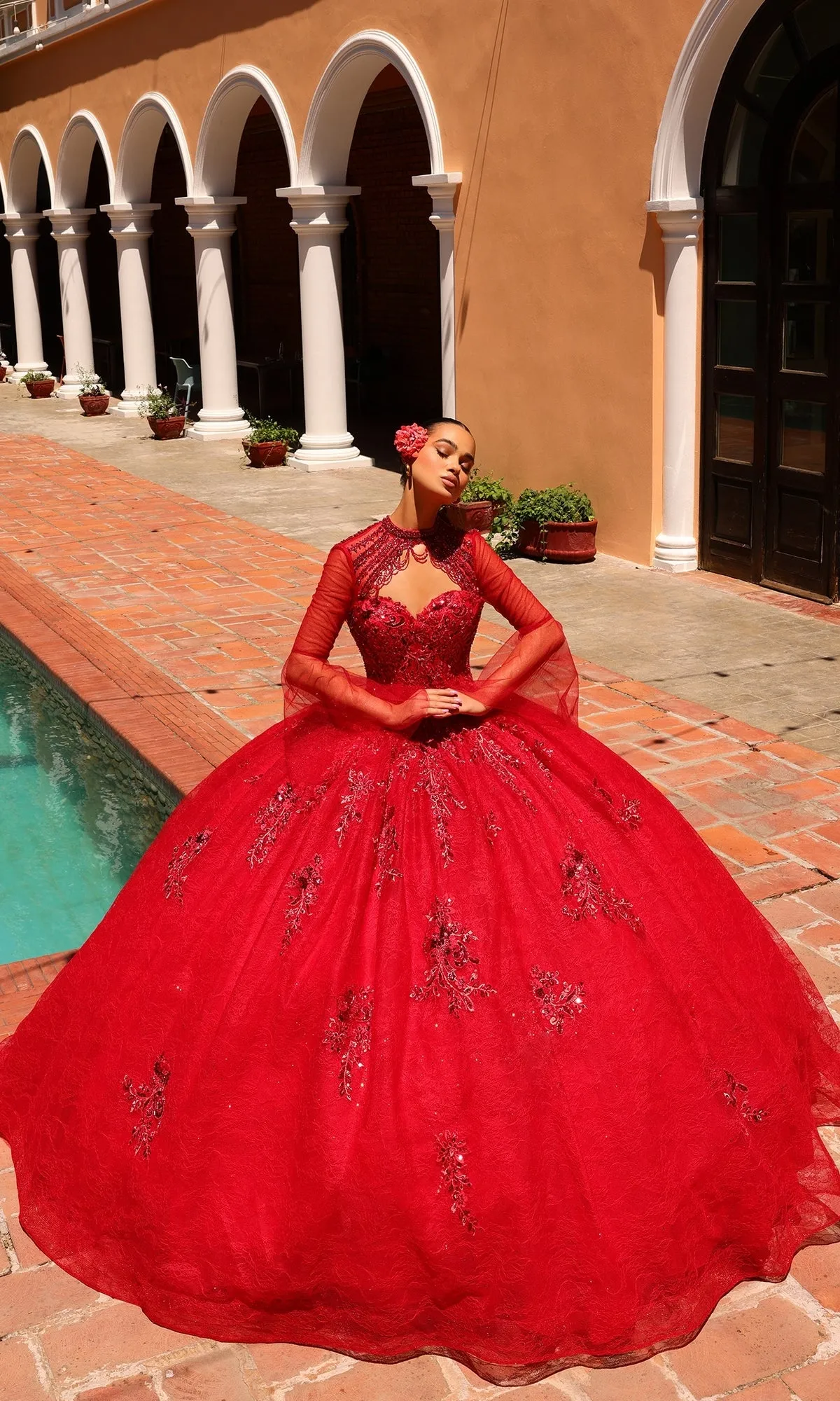 Quinceanera Dress 54328 By Amarra sold by PromGirl product image thumbnail 5