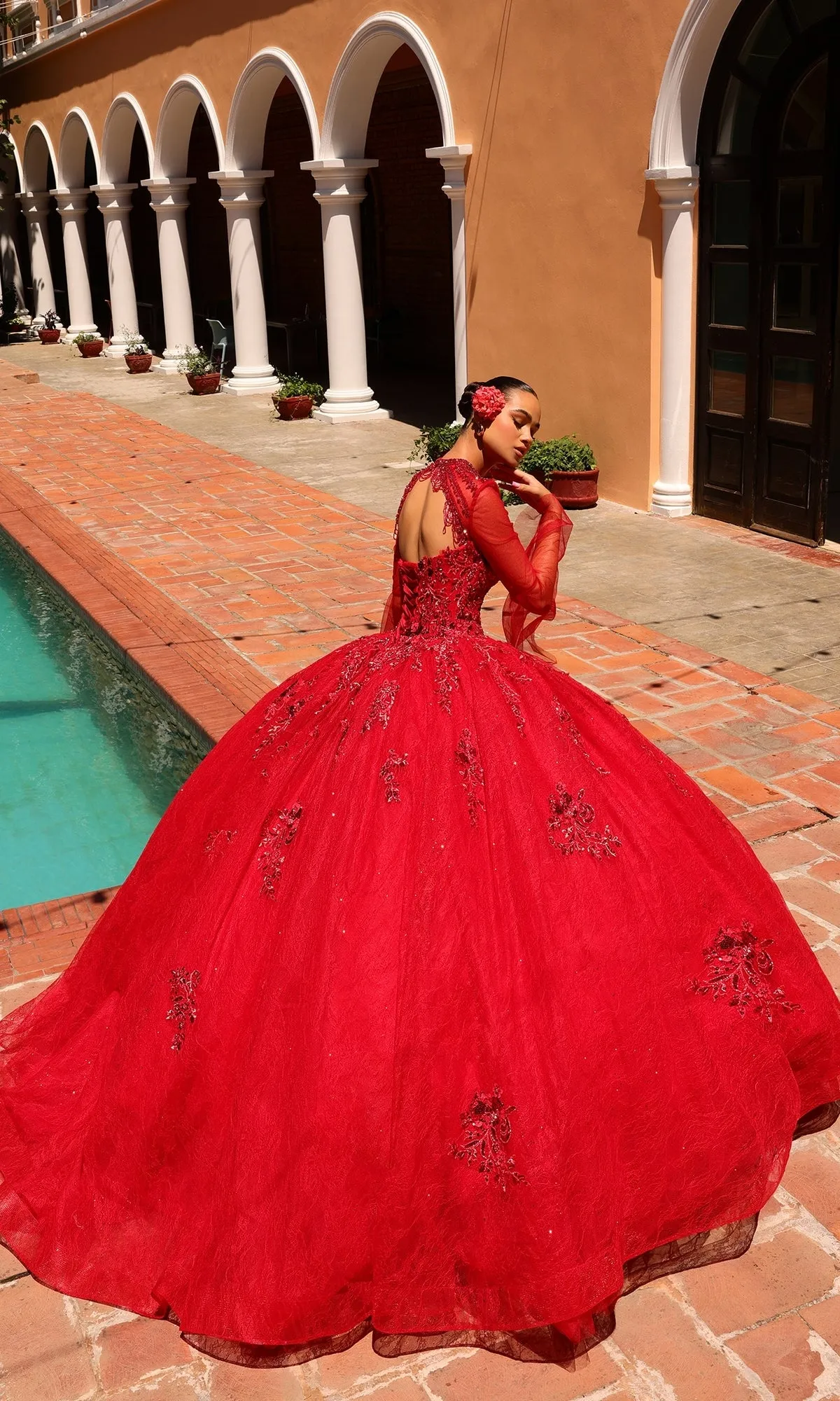 Quinceanera Dress 54328 By Amarra sold by PromGirl product image thumbnail 4