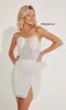 Strapless Beaded Short Hoco Dress: Primavera 4206 sold by PromGirl
