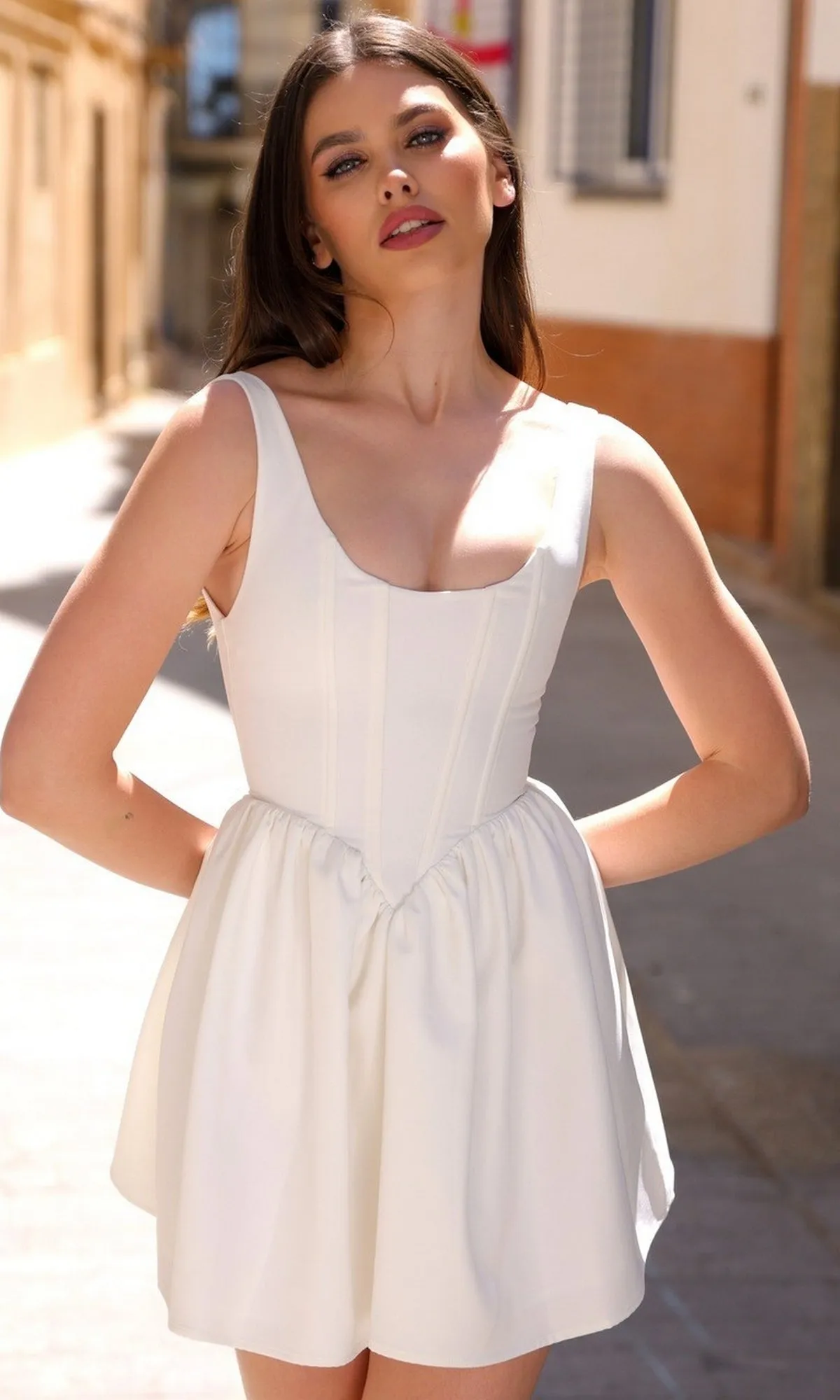 Velvi A-Line Mini Graduation Party Dress Darling sold by PromGirl product image thumbnail 5