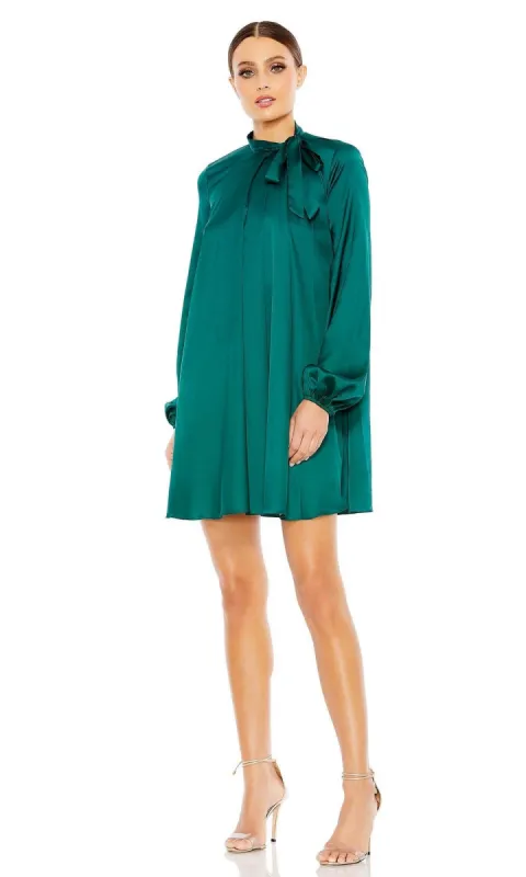 Short Wedding Guest Dress 55968 by Mac Duggal sold by PromGirl