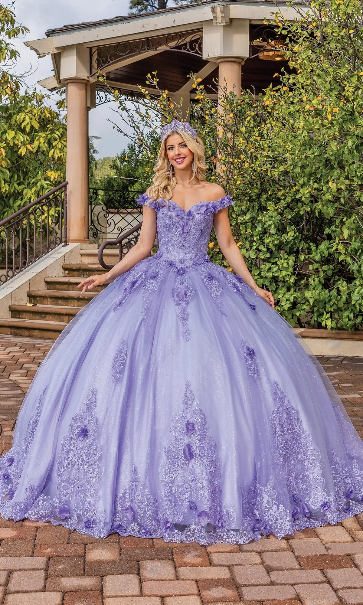 Quinceanera Dress 1739 By Dancing Queen sold by PromGirl product image thumbnail 4