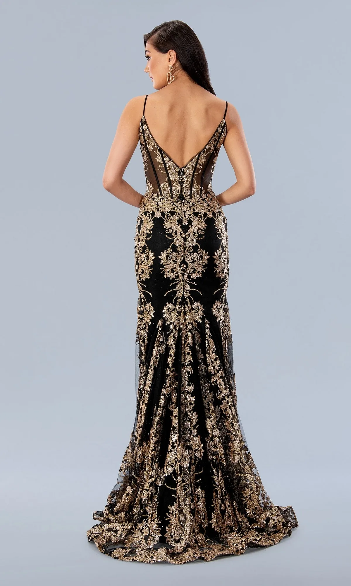 Long Prom Dress 24159 by Stella Couture sold by PromGirl product image thumbnail 2