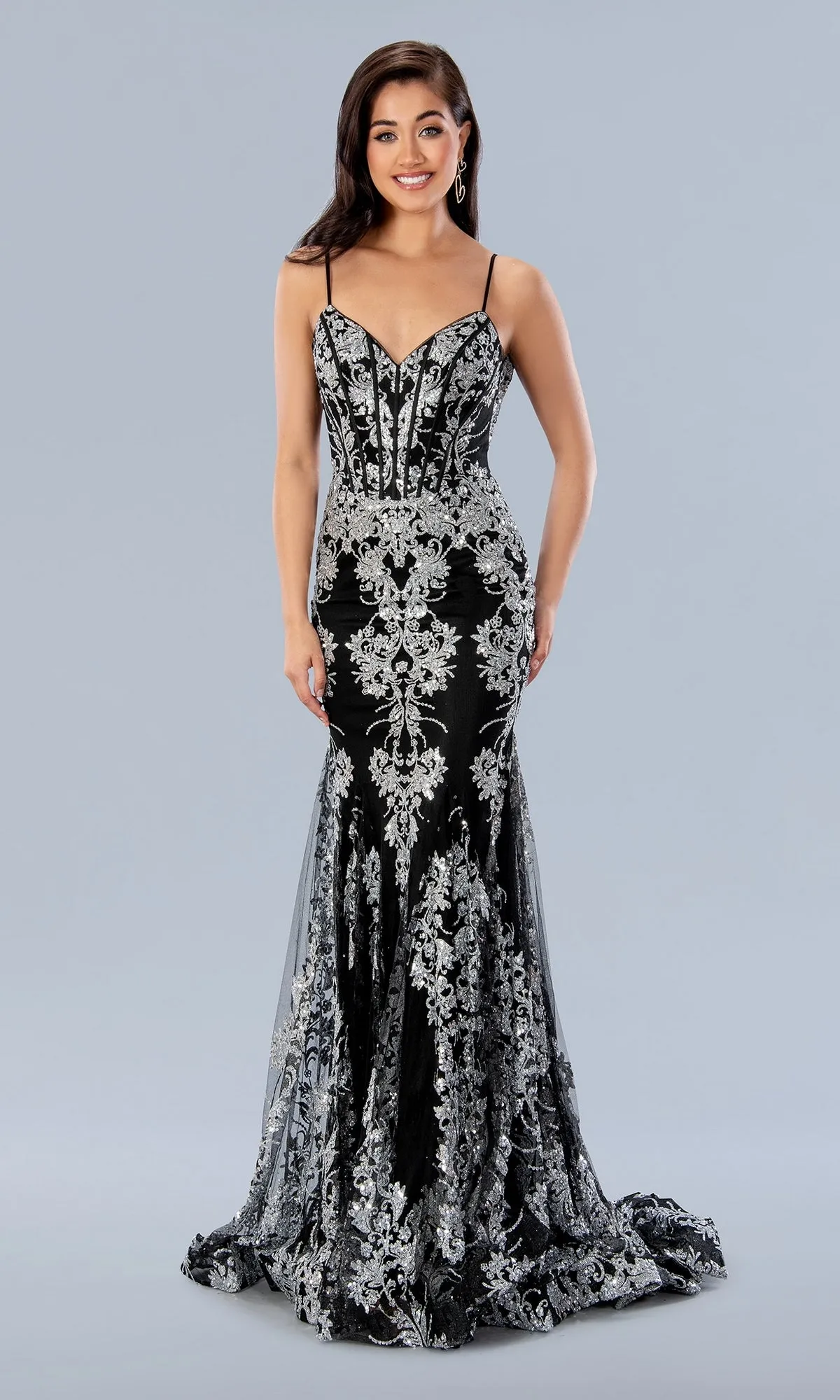 Long Prom Dress 24159 by Stella Couture sold by PromGirl product image thumbnail 3