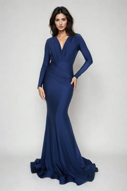 Long Sleeve Long Formal Dress: Atria 6201H sold by PromGirl