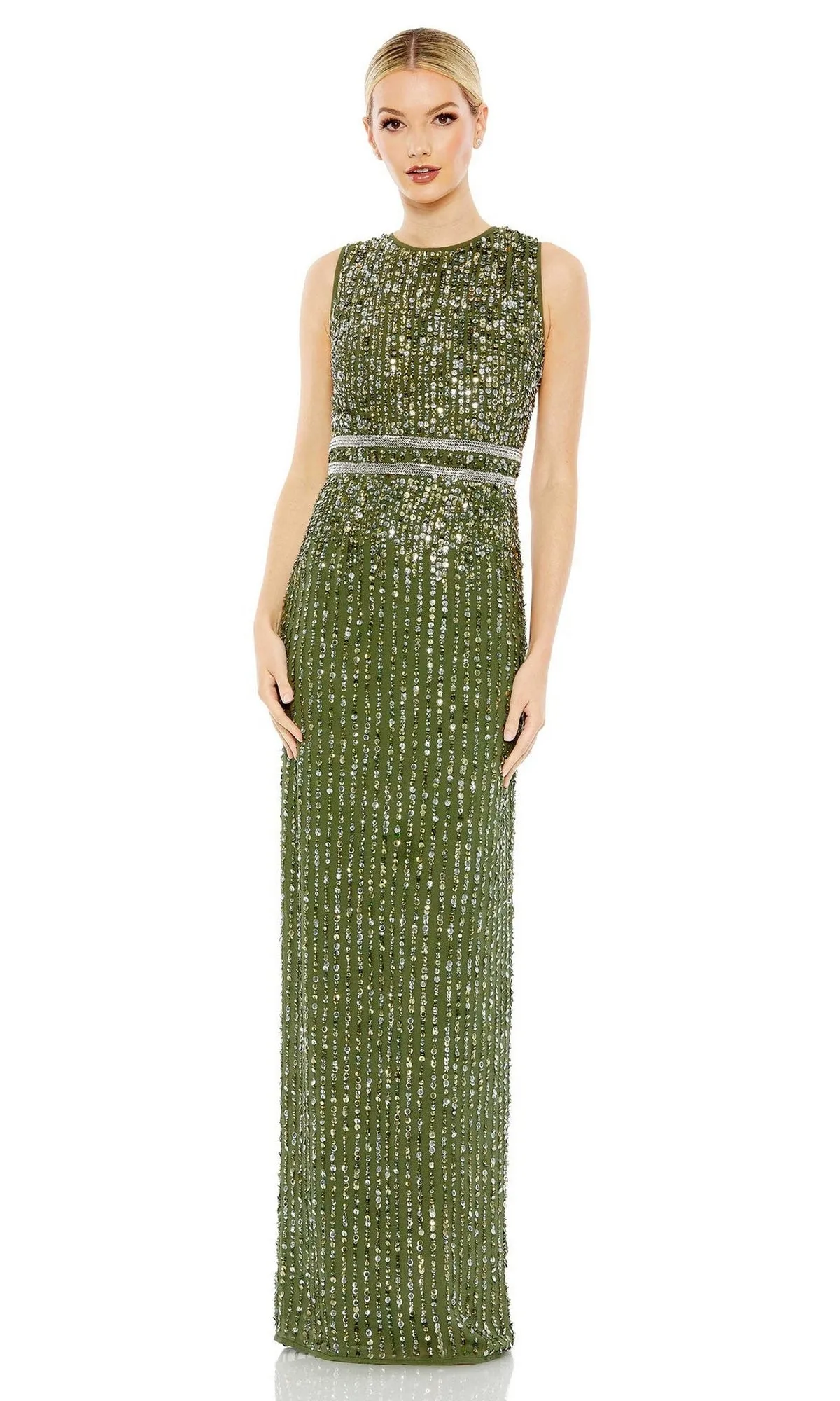 Sleeveless Sequin Formal Dress: Mac Duggal 93603 sold by PromGirl product image thumbnail 4