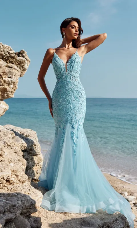 Long Prom Dress 12130 by Blush sold by PromGirl