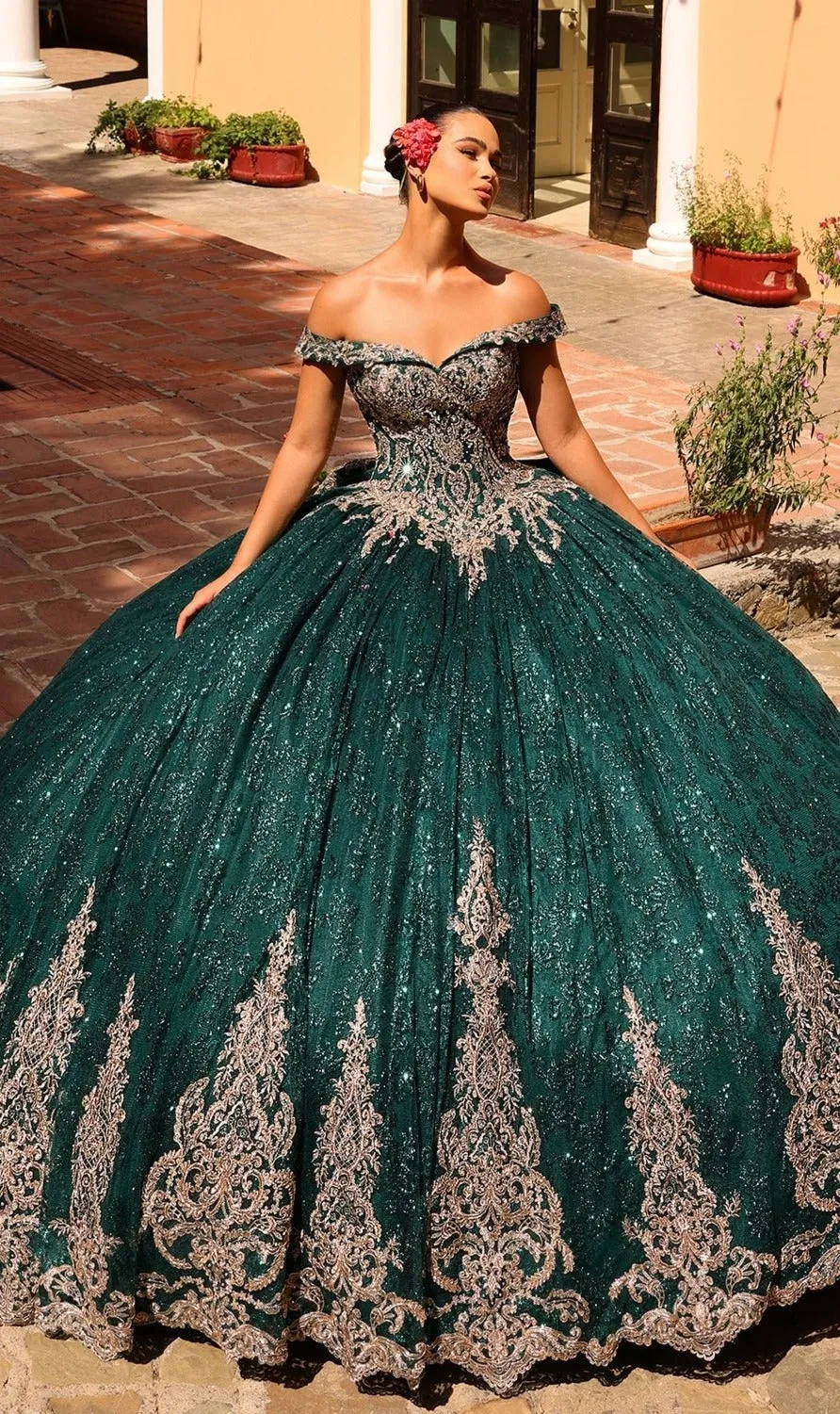 Quinceanera Dress 54324 By Amarra sold by PromGirl product image thumbnail 3