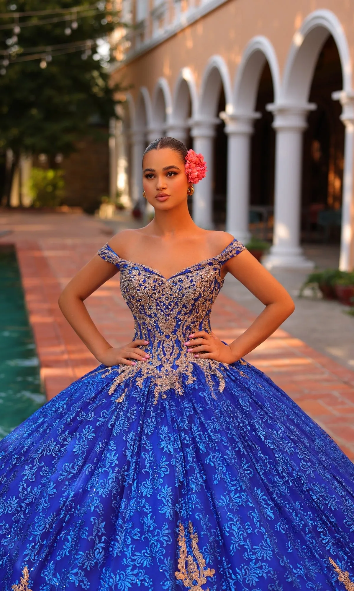 Quinceanera Dress 54324 By Amarra sold by PromGirl product image thumbnail 4