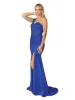 One-Shoulder Long Prom Dress: Dancing Queen 4415 sold by PromGirl