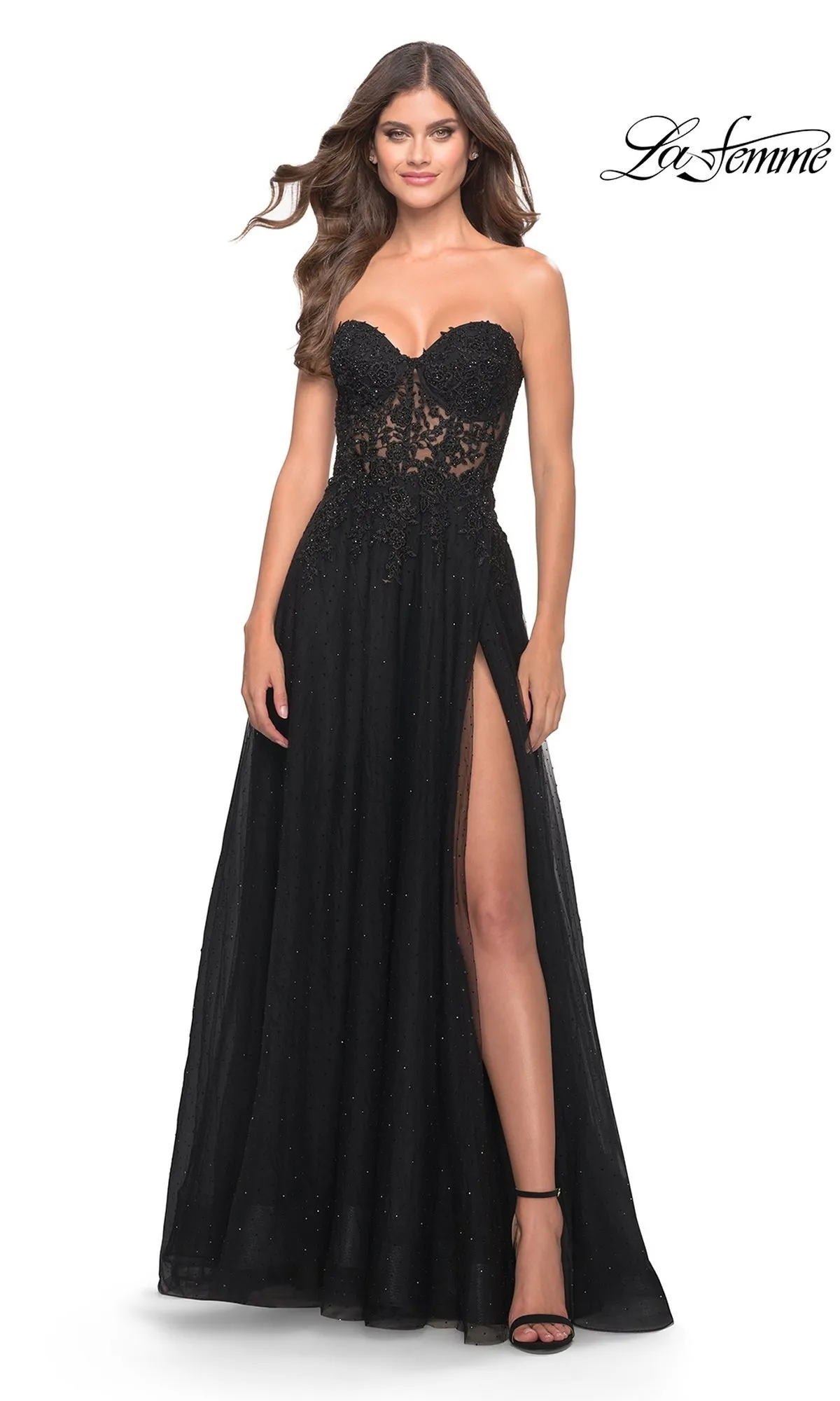 La Femme Long Prom Dress 31525 sold by PromGirl