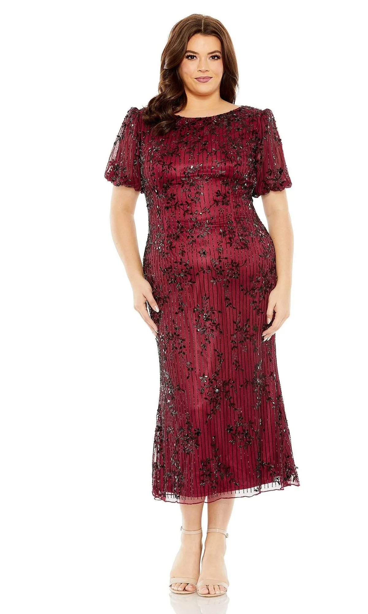 Plus Size Wedding Guest Dress 5940 by Mac Duggal sold by PromGirl product image thumbnail 4