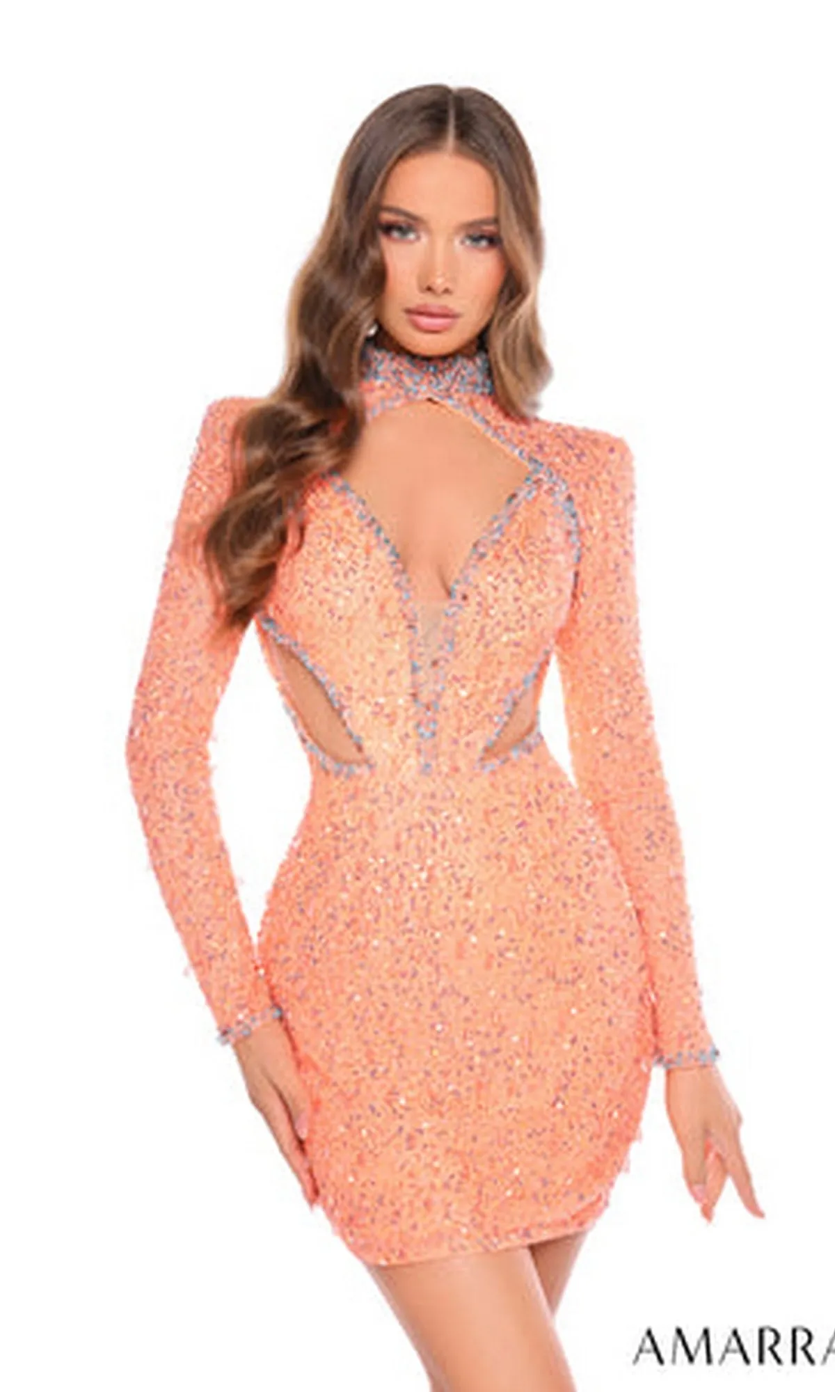 Short Homecoming Dress 88020 by Amarra sold by PromGirl product image thumbnail 5