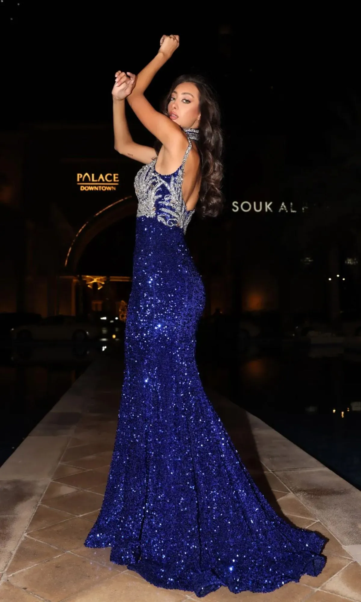 Long Prom Dress PS24614 by Portia and Scarlett sold by PromGirl product image thumbnail 2