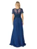 Short-Sleeve Long Formal Dress: Dancing Queen 4445 sold by PromGirl