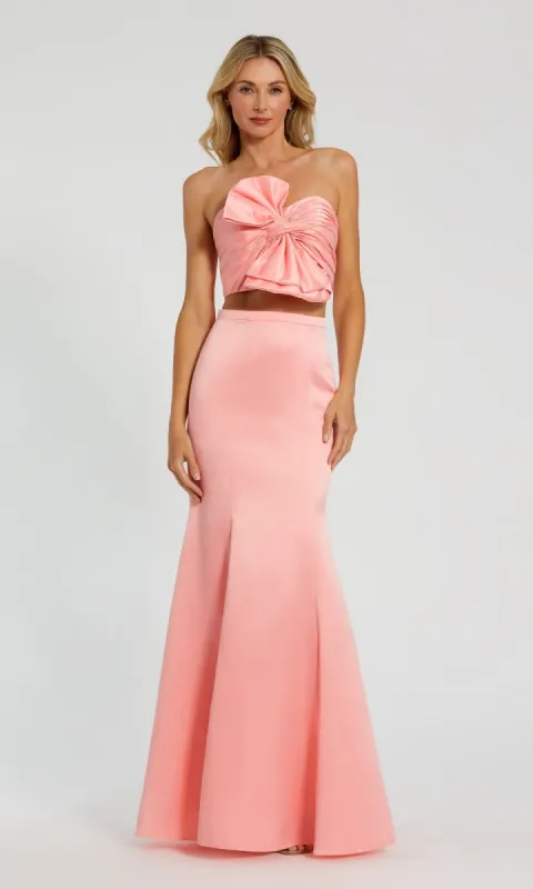 Strapless Two-Piece Prom Gown: Mac Duggal 49832 sold by PromGirl
