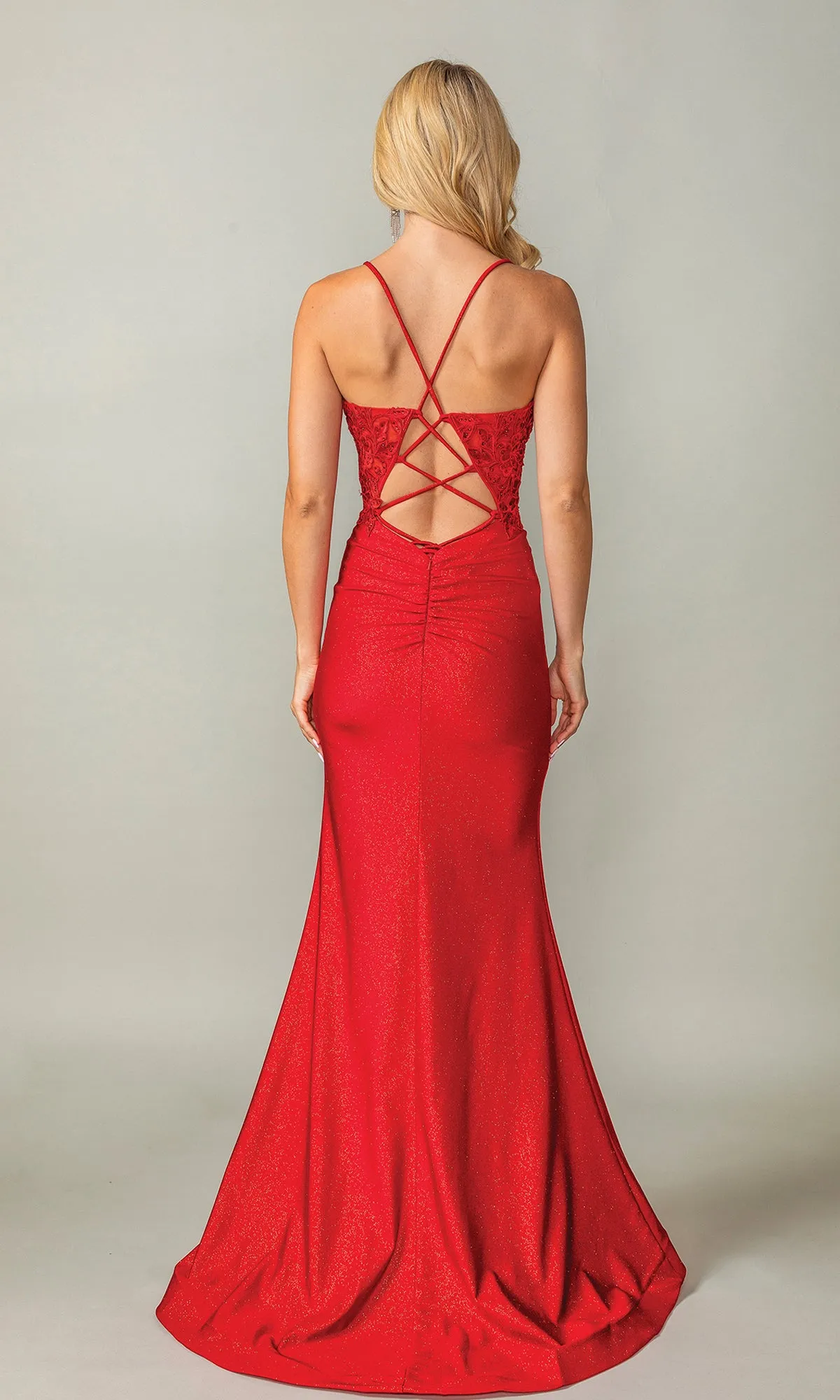 Strappy-Back Long Prom Dress: Dancing Queen 4396 sold by PromGirl product image thumbnail 2