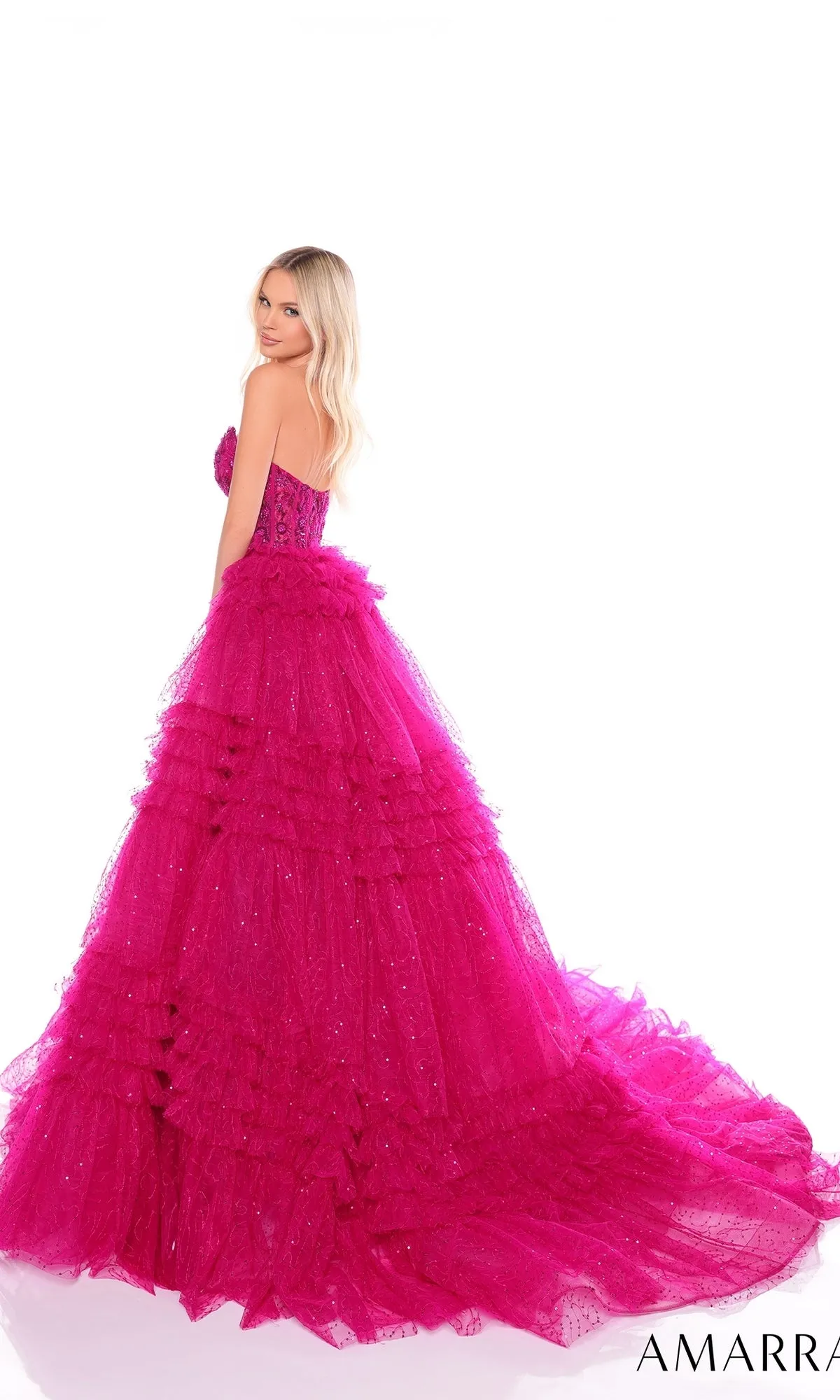 Long Formal Dress 88099 by Amarra sold by PromGirl product image thumbnail 2