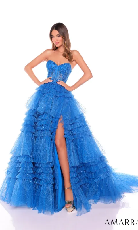 Long Formal Dress 88099 by Amarra sold by PromGirl