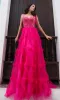 Shoulder-Bows Long Ruffled Prom Gown T1340 sold by PromGirl