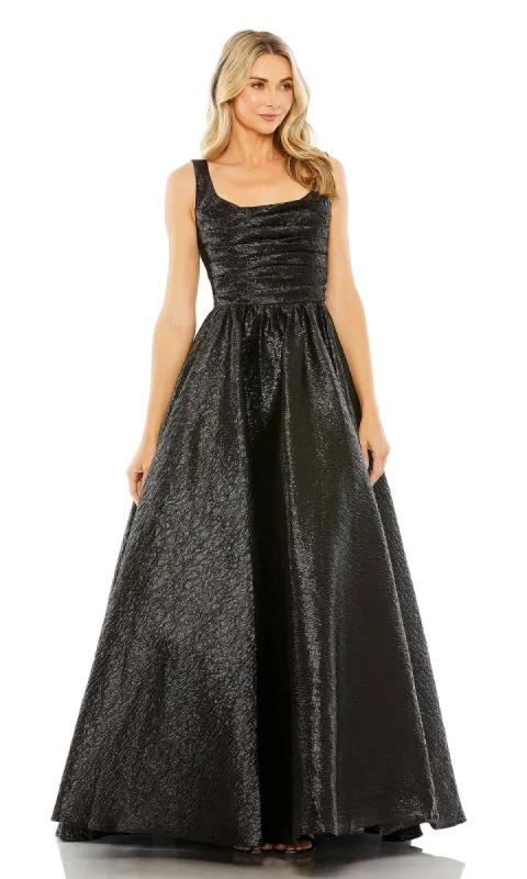 Long Glitter Prom Ball Gown: Mac Duggal 68349 made by Mac Duggal