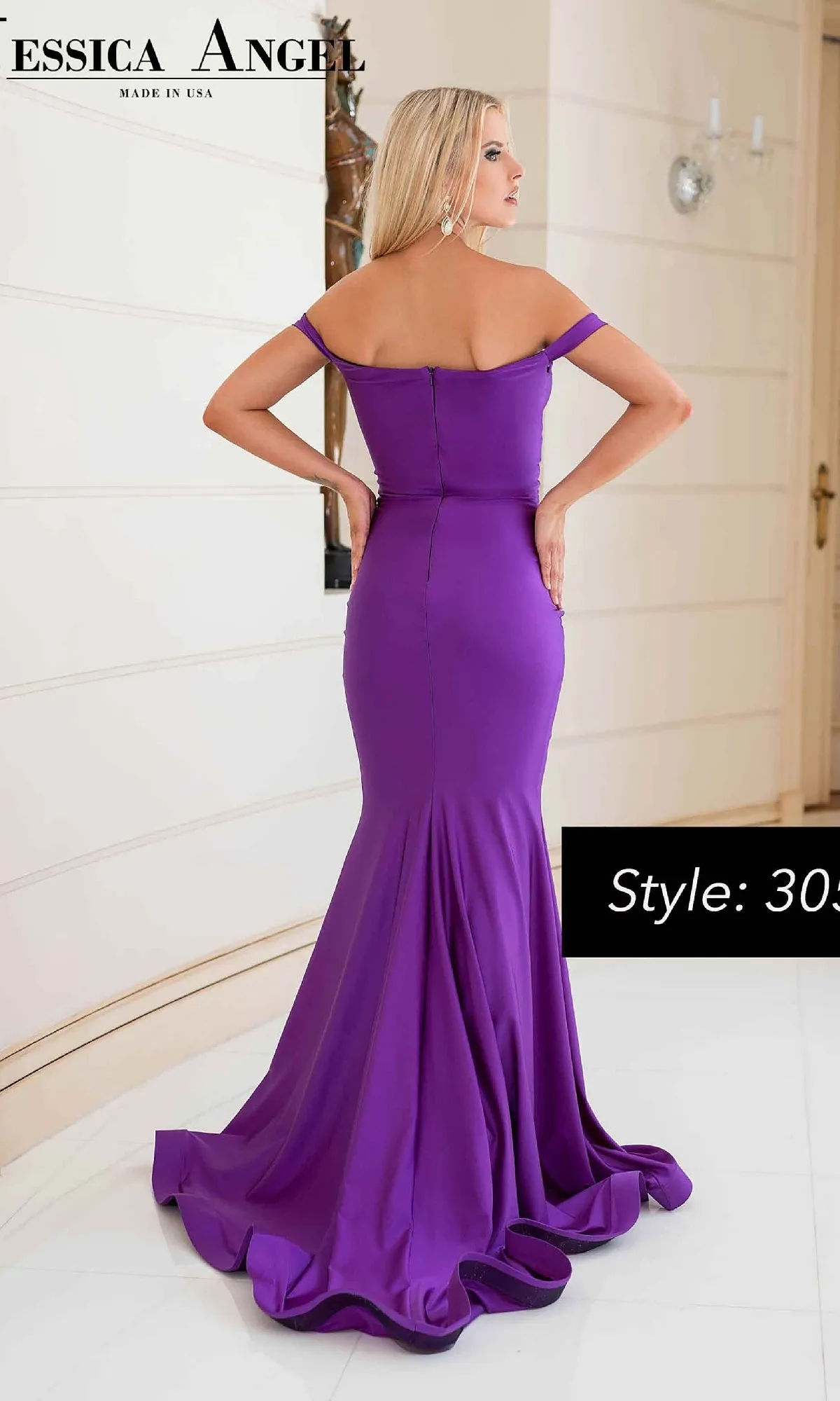 Cut-Out Long Prom Dress: Jessica Angel 305 sold by PromGirl product image thumbnail 2