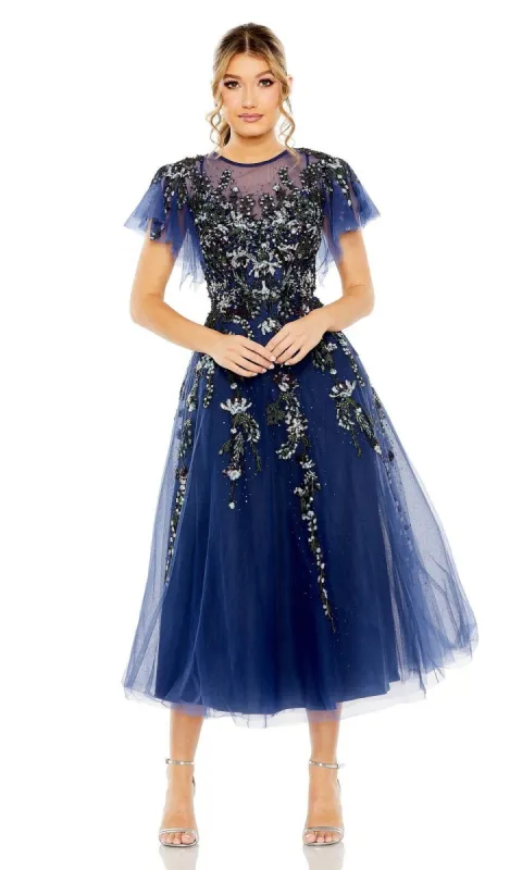 Short Wedding Guest Dress 20510 by Mac Duggal sold by PromGirl